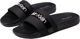 Calvin Klein: Чёрные сандалии 