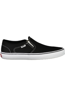 Vans: Чёрные мокасины 