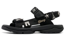Balenciaga: Чёрные сандалии 