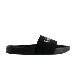 New Balance: Чёрные шлёпанцы  200
