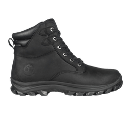 Timberland: Чёрные ботинки 