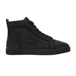 Christian Louboutin: Чёрные кроссовки  Louis Orlato