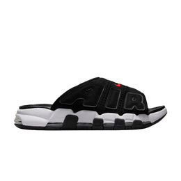 Nike: Чёрные шлёпанцы  Air More Uptempo