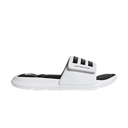 Adidas: Белые шлёпанцы  Superstar