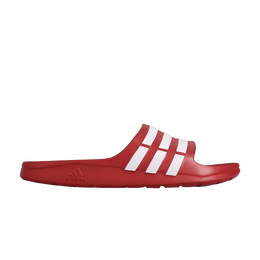 Adidas: Красные шлёпанцы  Duramo