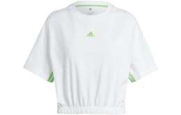 Adidas: Белая футболка 