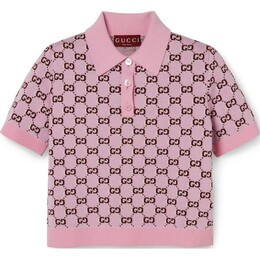 Gucci: Розовая рубашка 