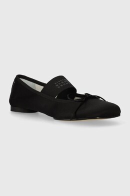 MM6 Maison Margiela: Чёрные балетки 