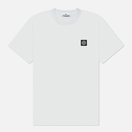 Stone Island: Голубая футболка  Compass