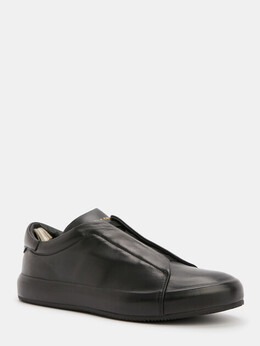 Officine Creative: Чёрные кроссовки 