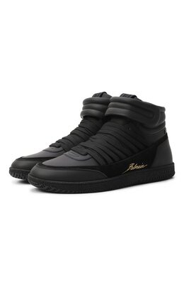 Balmain: Чёрные кеды 