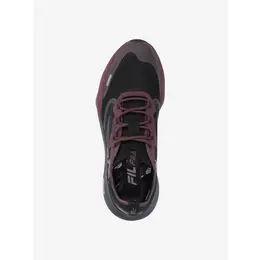 Fila: Бордовые кроссовки 