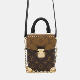 Louis Vuitton: Коричневая сумка 
