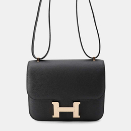Hermes: Чёрная сумка через плечо 