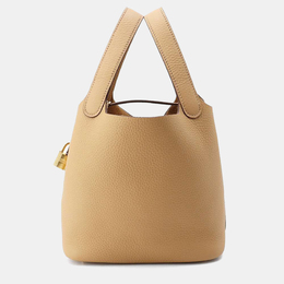 Hermes: Бежевая сумка на руку 