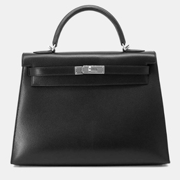 Hermes: Чёрная сумка на руку  Kelly
