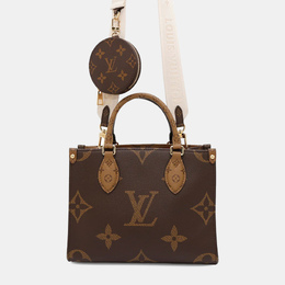 Louis Vuitton: Красная сумка-шоппер 