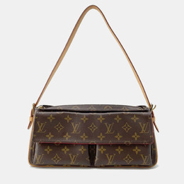 Louis Vuitton: Коричневая сумка 