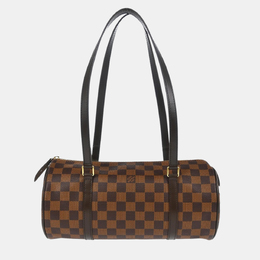 Louis Vuitton: Коричневая сумка  Papillon