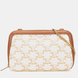 Celine: Белый клатч 