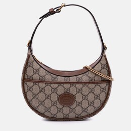 Gucci: Коричневая сумка  GG Supreme