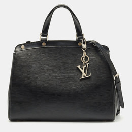 Louis Vuitton: Чёрная сумка  Épi