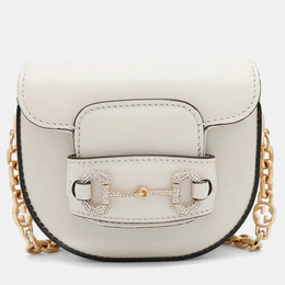 Gucci: Белая поясная сумка  Horsebit 1955