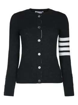 Thom Browne: Кардиган  4-Bar в полоску