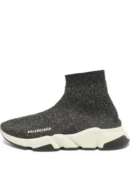 Balenciaga Pre-Owned: Чёрные кроссовки 