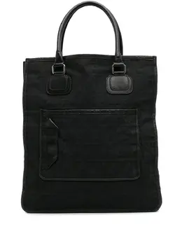 Fendi Pre-Owned: Чёрная сумка-шоппер 
