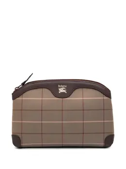 Burberry Pre-Owned: Коричневый клатч 