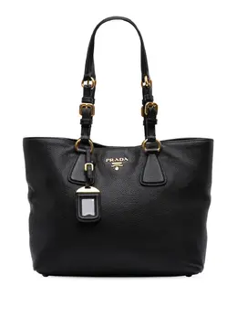 Prada Pre-Owned: Чёрная сумка-шоппер 