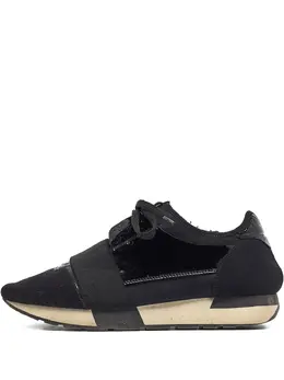 Balenciaga Pre-Owned: Чёрные кроссовки 