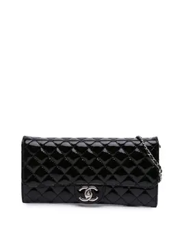 CHANEL Pre-Owned: Чёрный кошелёк 