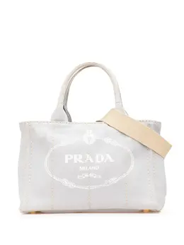 Prada Pre-Owned: Серая сумка 