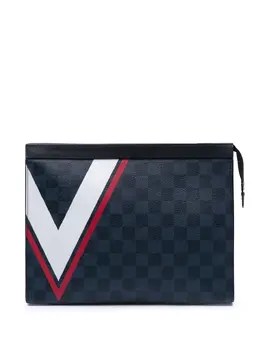 Louis Vuitton Pre-Owned: Чёрный клатч 