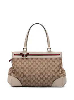 Gucci Pre-Owned: Коричневая сумка-шоппер 