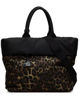 Prada Pre-Owned: Сумка с леопардовым принтом 