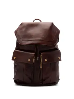 Brunello Cucinelli: Коричневый рюкзак 