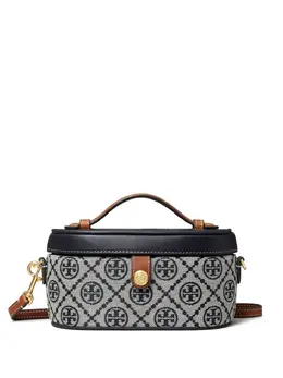 Tory Burch: Синяя сумка-шоппер 