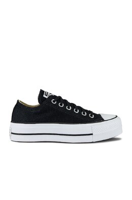 Converse: Чёрные кеды  Chuck Taylor All Star Lift