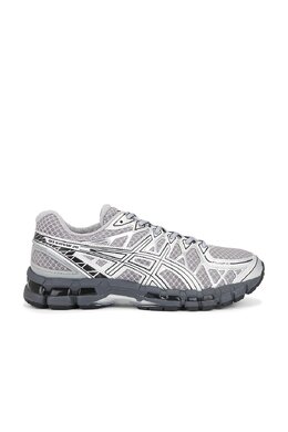 Asics: Серебристые кроссовки  Gel-Kayano