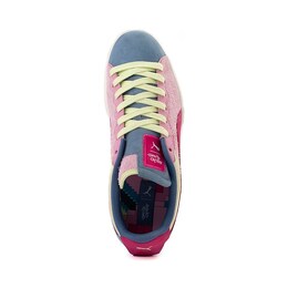 PUMA: Голубые кроссовки  Suede