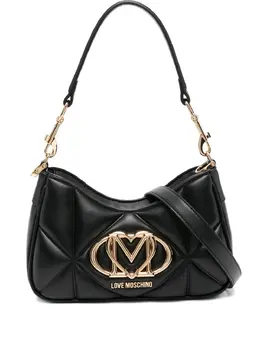 Love Moschino: Чёрная сумка-шоппер 