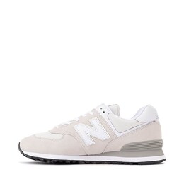 New Balance: Белые кроссовки  574