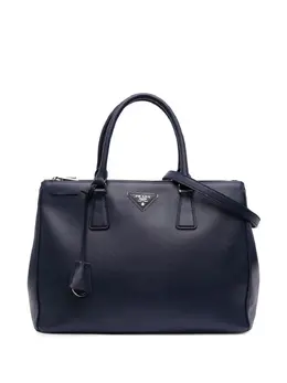 Prada Pre-Owned: Голубая сумка 