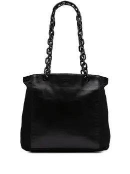 Prada Pre-Owned: Чёрная сумка-шоппер 