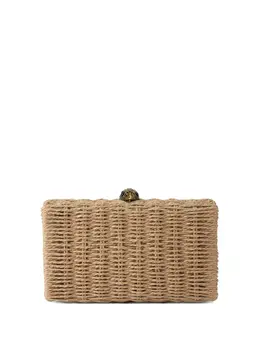 Kurt Geiger London: Бежевый клатч 