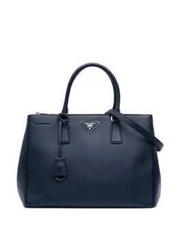 Prada Pre-Owned: Голубая сумка-шоппер 