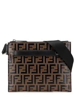 Fendi Pre-Owned: Чёрная сумка через плечо 
